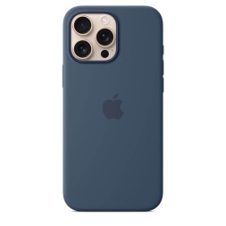 Чехол накладка для iPhone 16 Pro Max Silicone Case with MagSafe Denim